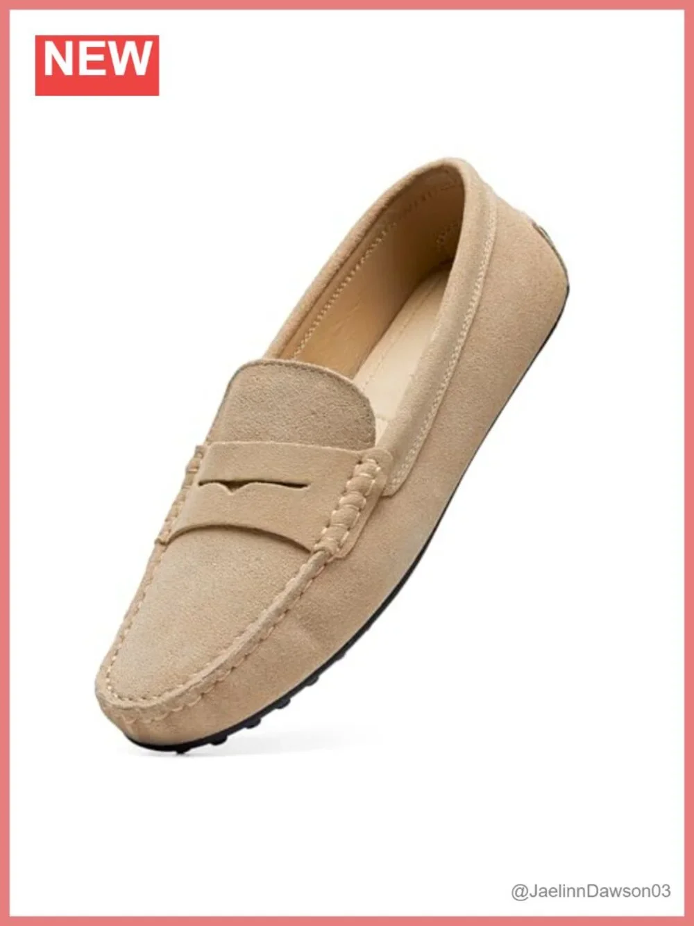 Suede Penny Loafers Slip-On Driving Shoes